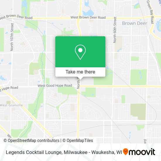 Legends Cocktail Lounge map