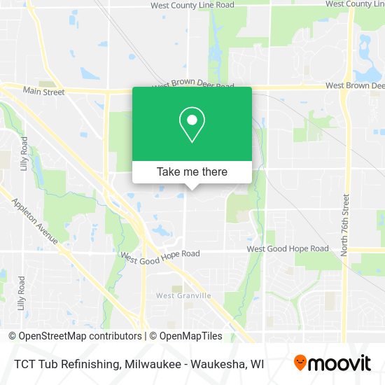 Mapa de TCT Tub Refinishing