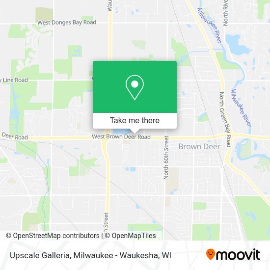 Mapa de Upscale Galleria