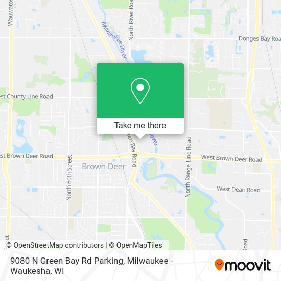 9080 N Green Bay Rd Parking map