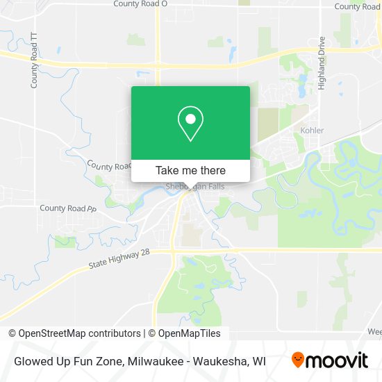 Mapa de Glowed Up Fun Zone