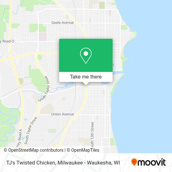 TJ's Twisted Chicken map