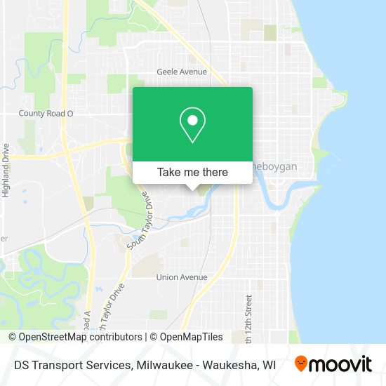 DS Transport Services map