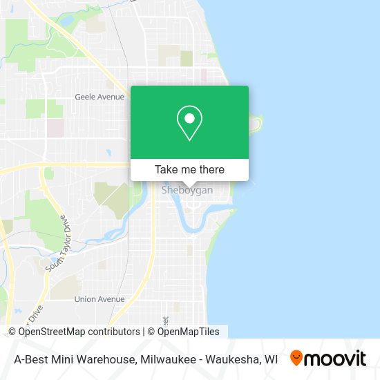 A-Best Mini Warehouse map
