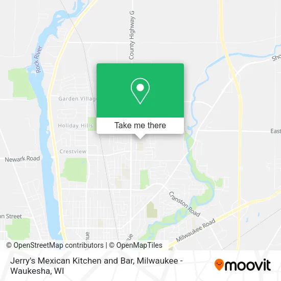 Jerry's Mexican Kitchen and Bar map