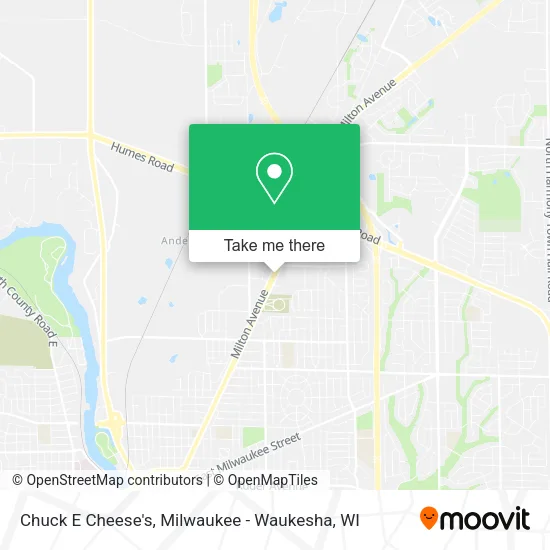 Mapa de Chuck E Cheese's