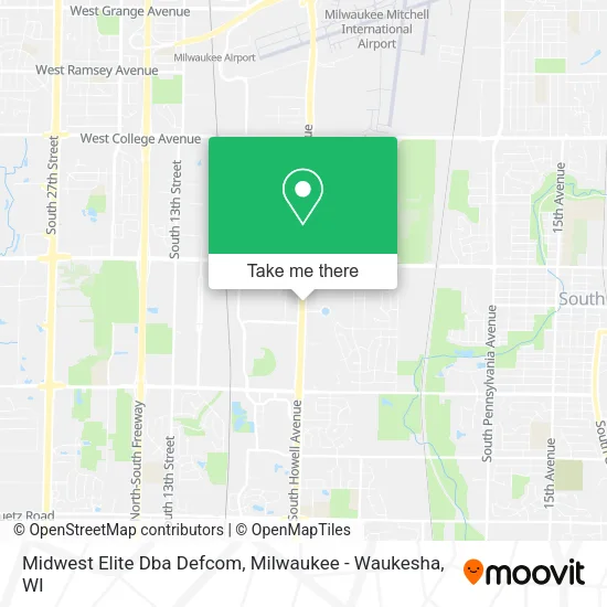 Midwest Elite Dba Defcom map
