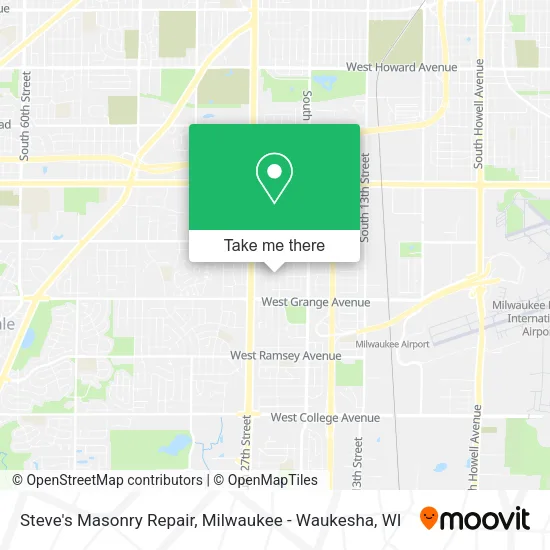 Steve's Masonry Repair map