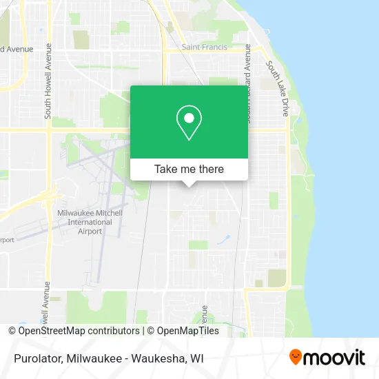 Purolator map