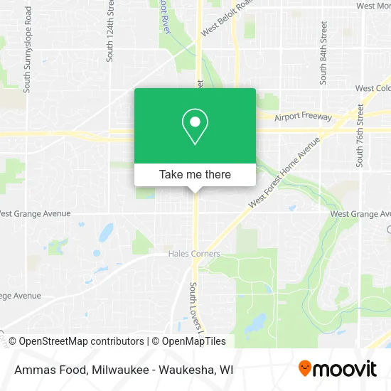 Ammas Food map