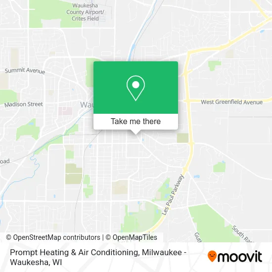 Mapa de Prompt Heating & Air Conditioning