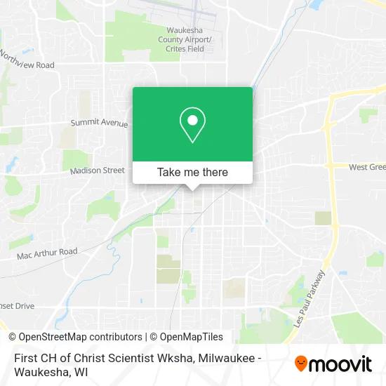 Mapa de First CH of Christ Scientist Wksha