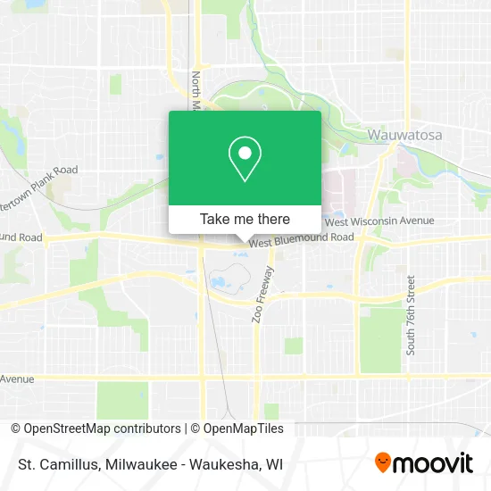 St. Camillus map