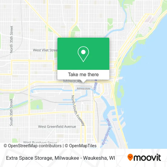 Mapa de Extra Space Storage