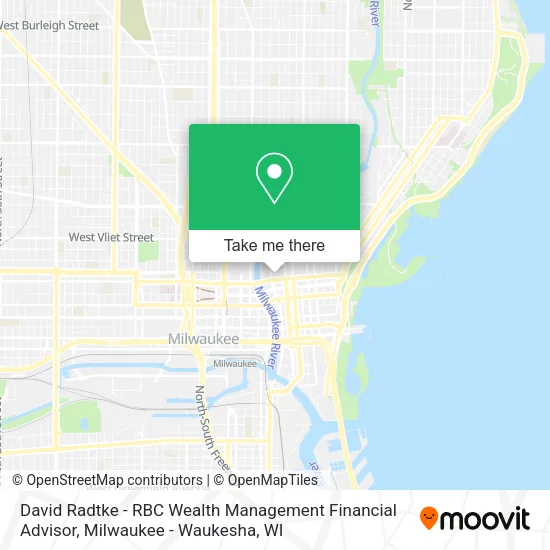 Mapa de David Radtke - RBC Wealth Management Financial Advisor