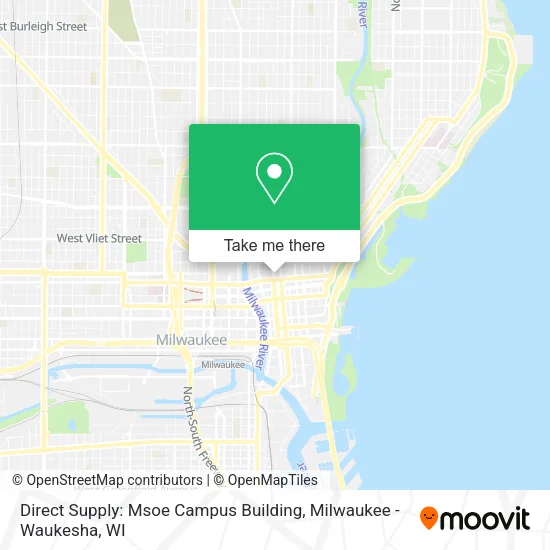 Mapa de Direct Supply: Msoe Campus Building