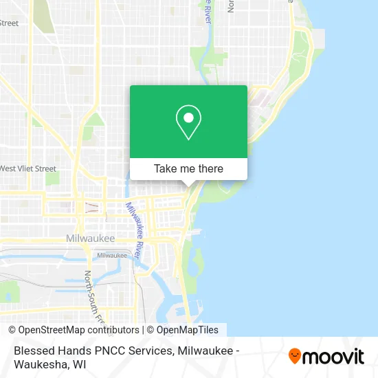 Blessed Hands PNCC Services map