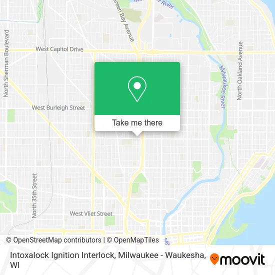 Mapa de Intoxalock Ignition Interlock