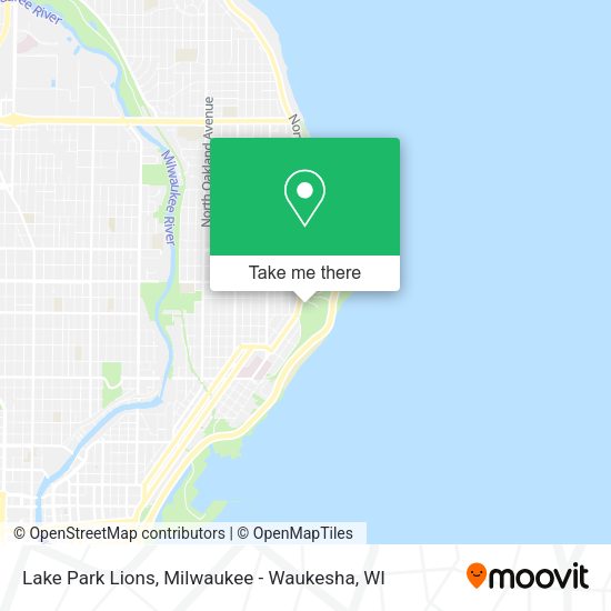 ¿Cómo llegar a Lake Park Lions en Milwaukee - Waukesha, WI en autobús?