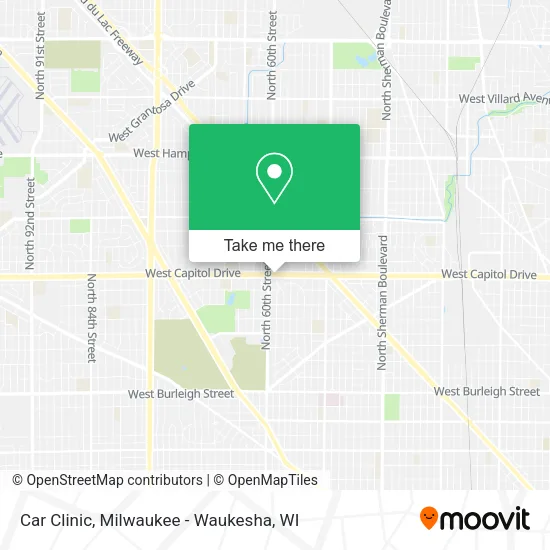 Car Clinic map