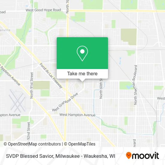 SVDP Blessed Savior map