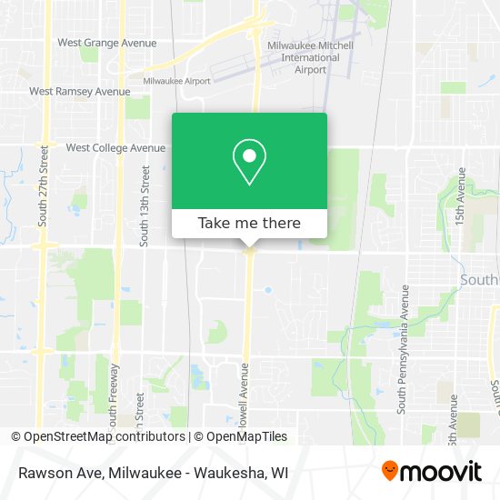 Rawson Ave map