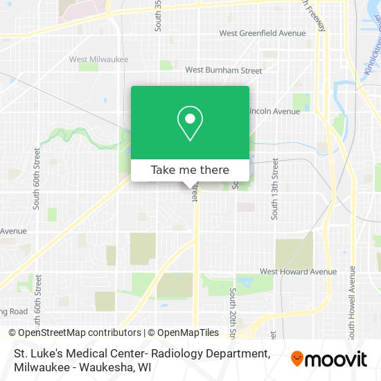 Mapa de St. Luke's Medical Center- Radiology Department