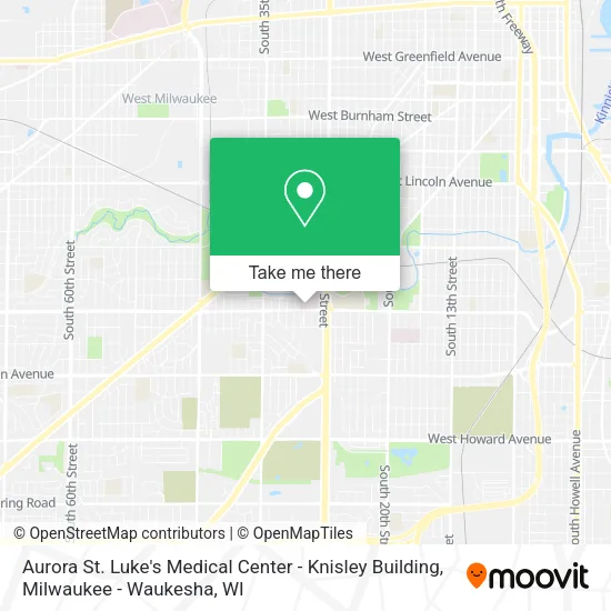 Aurora St. Luke's Medical Center - Knisley Building map