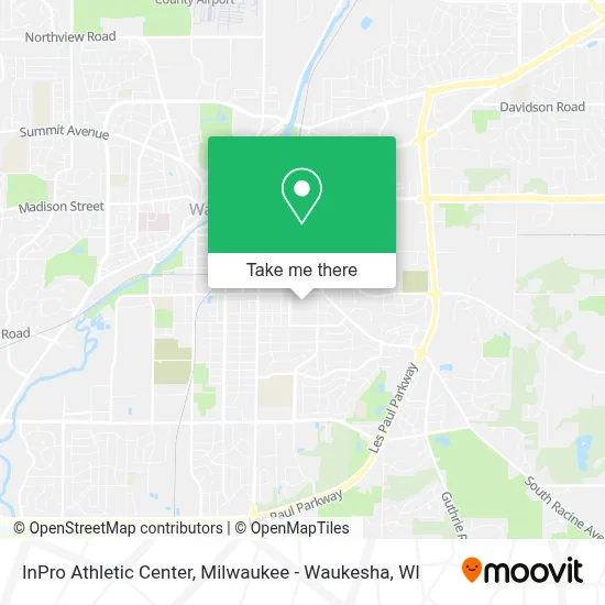 InPro Athletic Center map