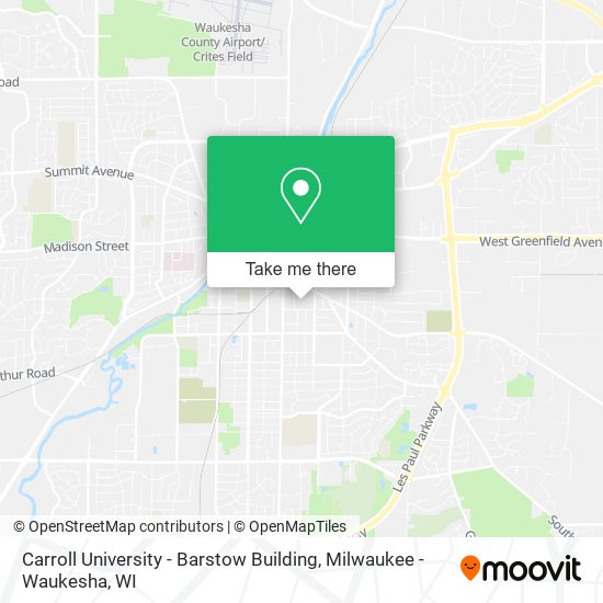 Mapa de Carroll University - Barstow Building