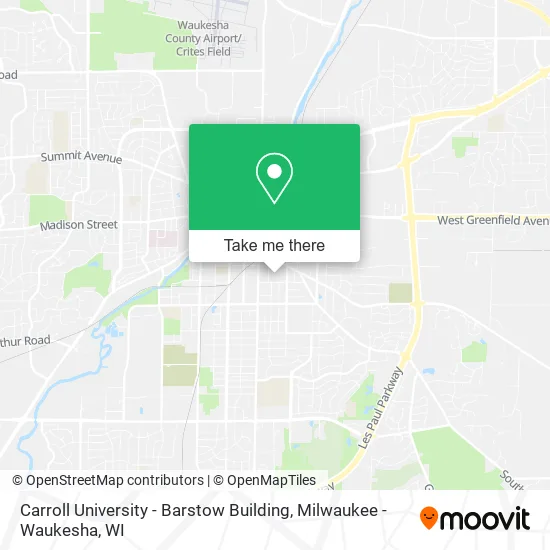 Mapa de Carroll University - Barstow Building