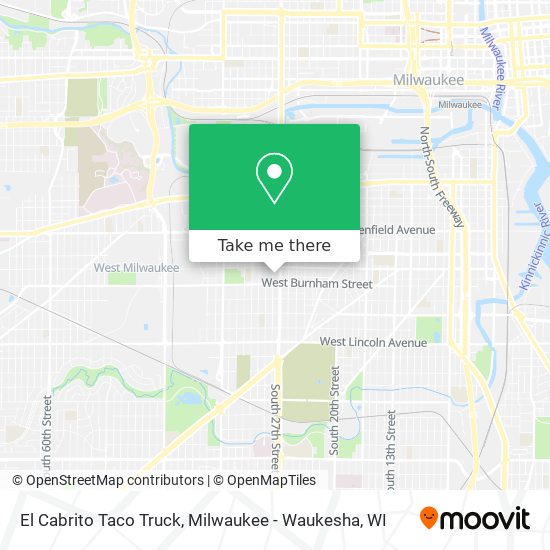Mapa de El Cabrito Taco Truck