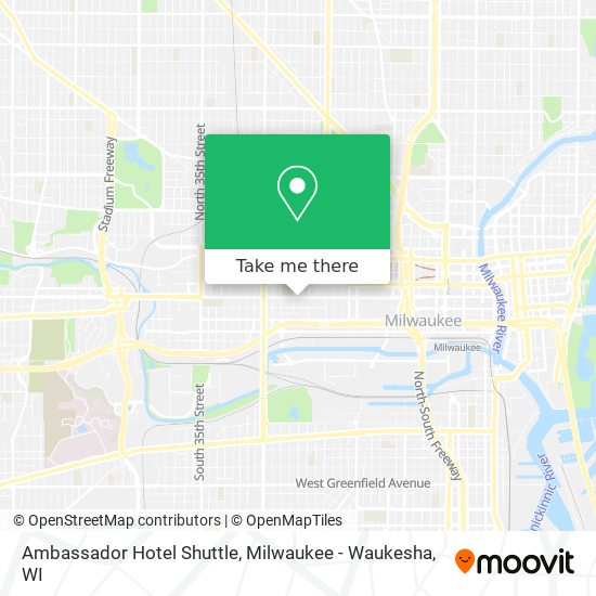 Ambassador Hotel Shuttle map