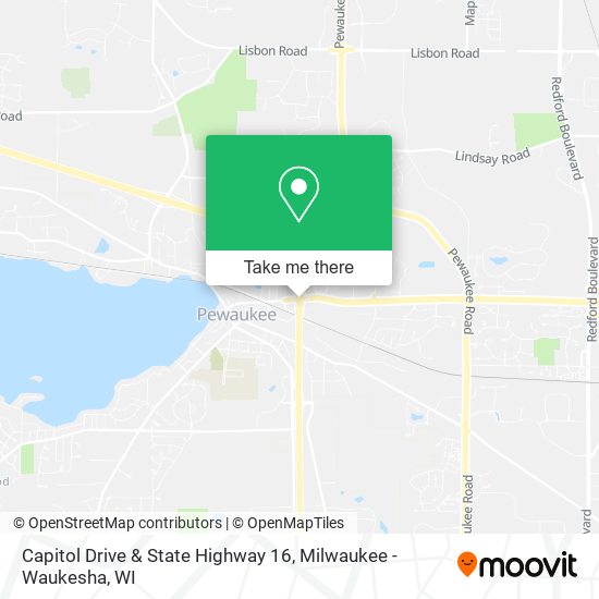 Capitol Drive & State Highway 16 map