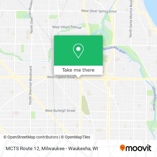MCTS Route 12 map