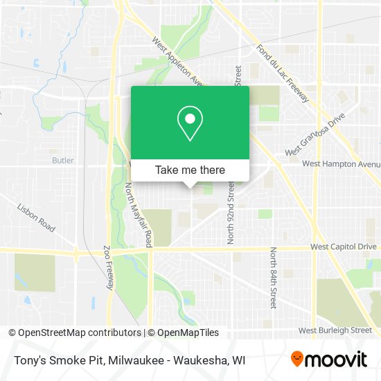 Tony's Smoke Pit map