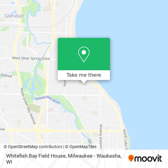 Mapa de Whitefish Bay Field House