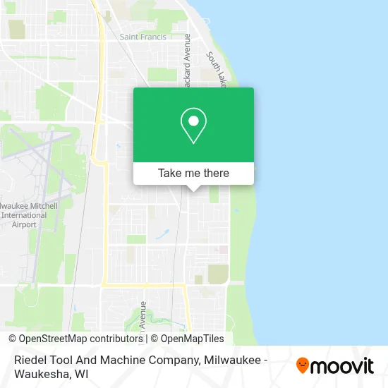 Riedel Tool And Machine Company map