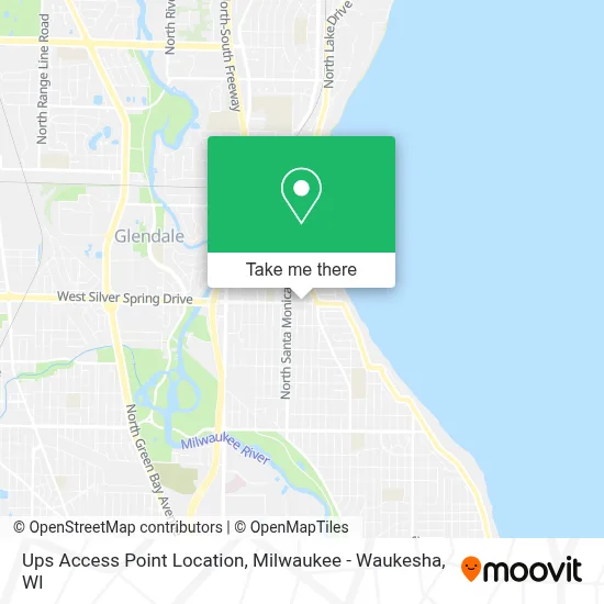 Ups Access Point Location map