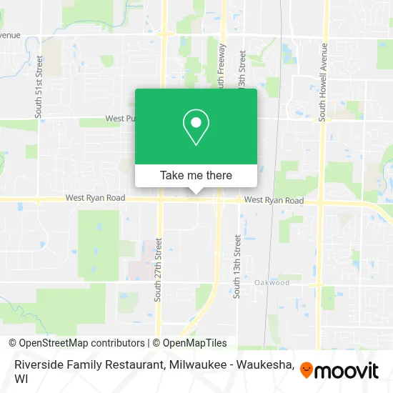 Riverside Family Restaurant map