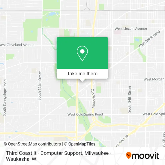 Third Coast It - Computer Support map