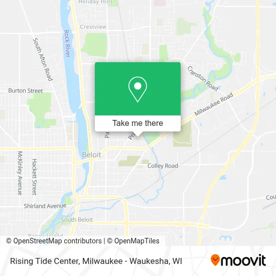 Rising Tide Center map