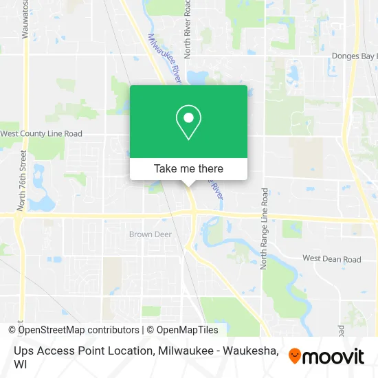 Ups Access Point Location map