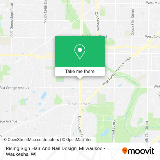 Rising Sign Hair And Nail Design map