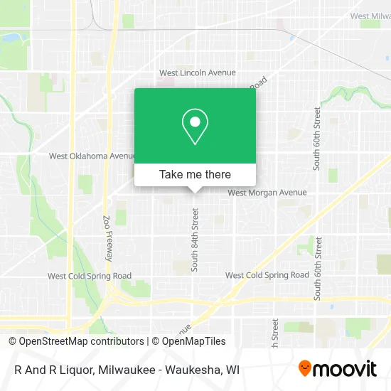 R And R Liquor map