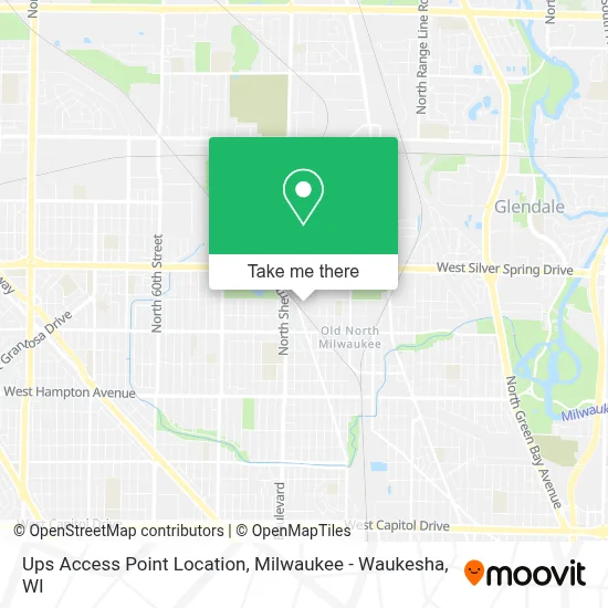Ups Access Point Location map