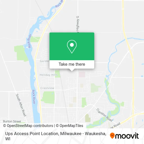 Ups Access Point Location map