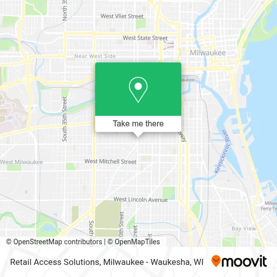 Retail Access Solutions map