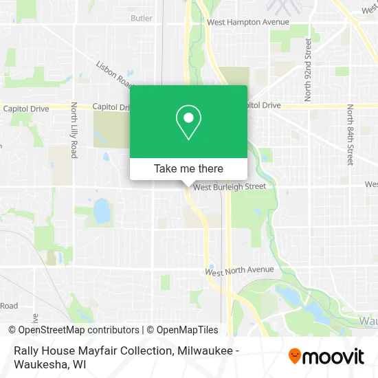 Rally House Mayfair Collection map