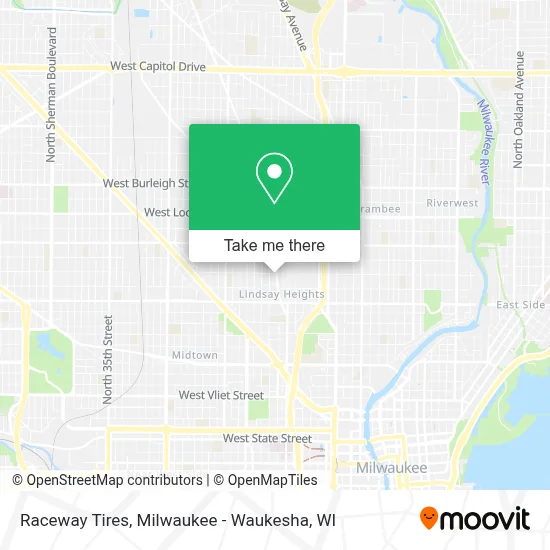 Raceway Tires map